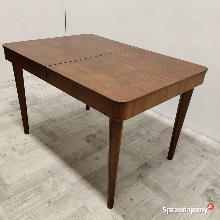 stół art Deco do salonu orzech prostokąt