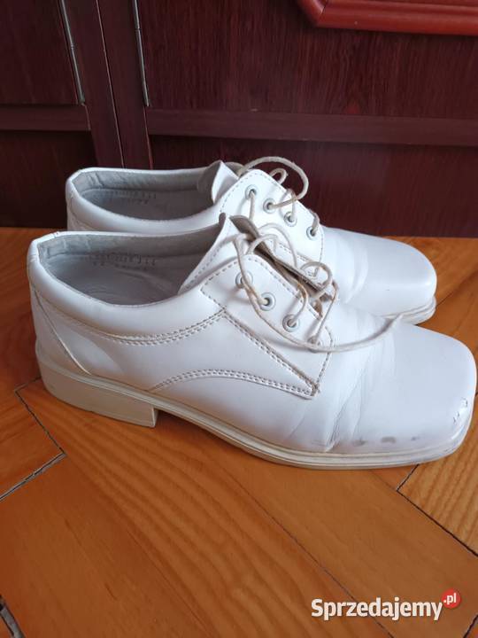 Buty komunijne chłopięce białe Gentleman 36 Rzeszów sprzedam