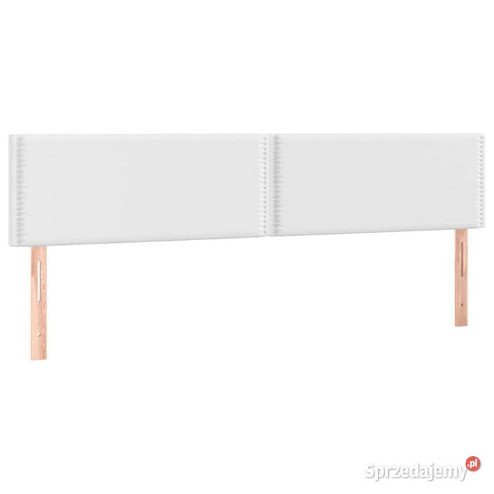 Zagłówek do łóżka z LED biały 200x5x7888 Warszawa
