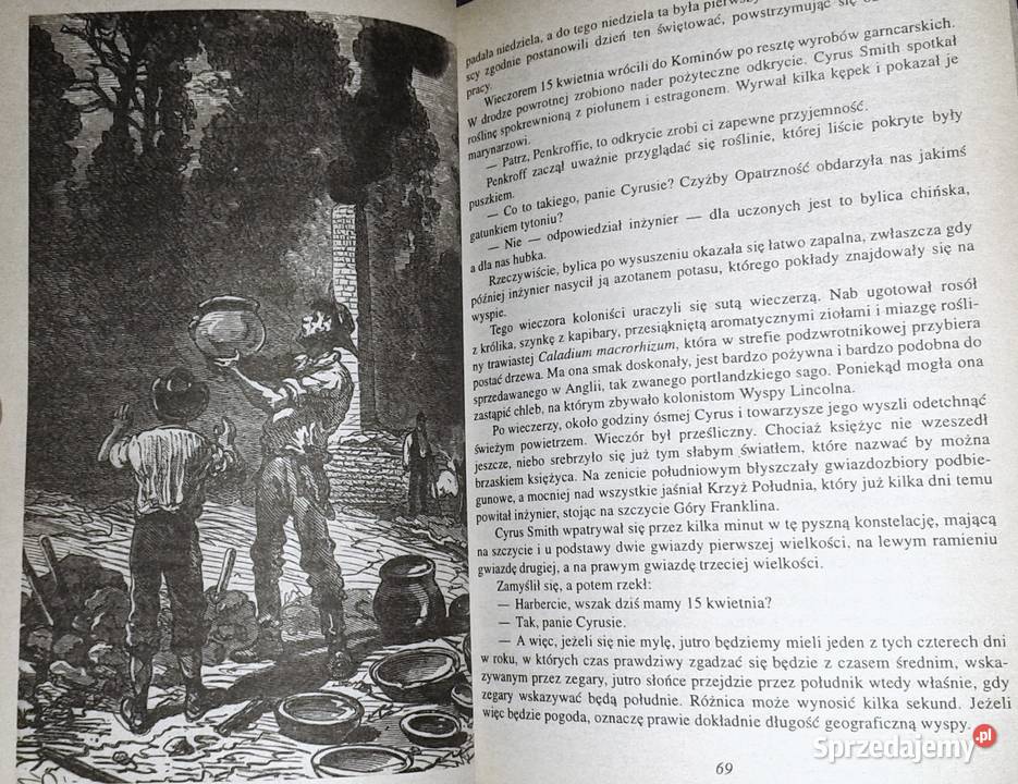 Tajemnicza wyspa Tom 1 i 2 Juliusz Verne lubelskie Chełm