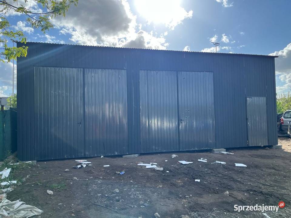 Garaż Blaszany GRAFITOWY 9x5 m Garaże Blaszane Gorzów Wielkopolski sprzedam