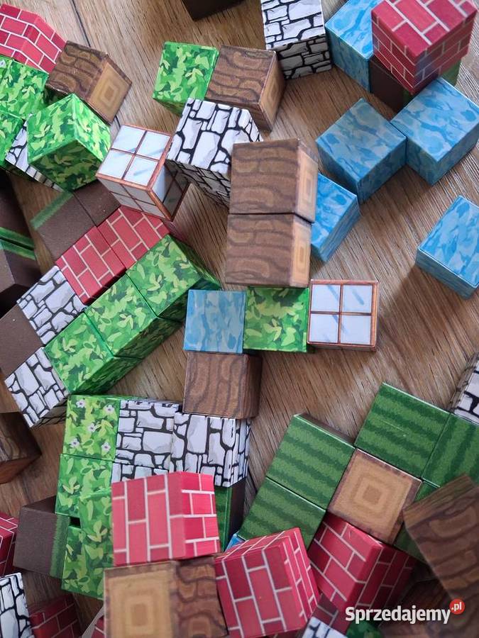Nowe Klocki magnetyczne 128 Minecraft