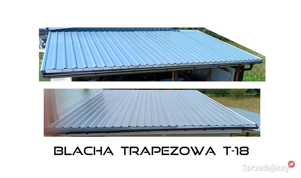 Blacha trapezowa T18 45m2 obróbka Dęblin