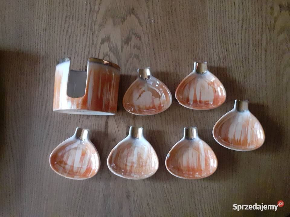 Popielniczki porcelanowe zestaw 6 Warszawa