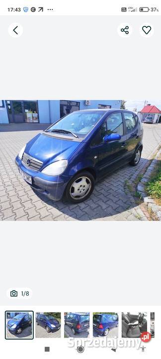 Mercedes A klasa ładnie utrzymany 100KM Opole