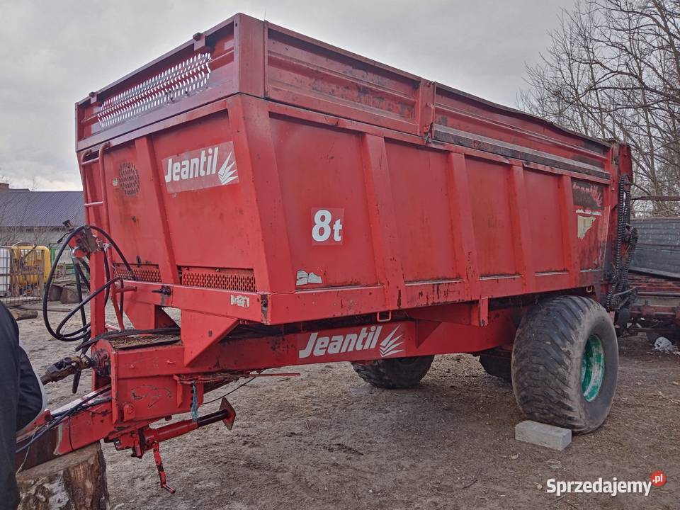 Rozrzutnik obornika Jeantil 8 ton Imielno