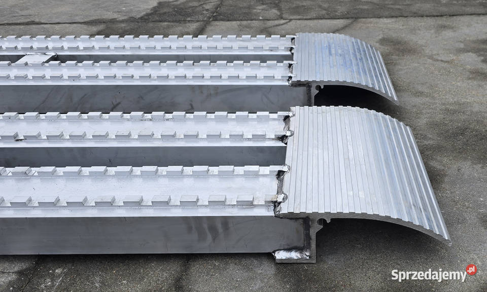 Najazdy aluminiowe 45 t 3000x380x90mm mocowanie Lubanie