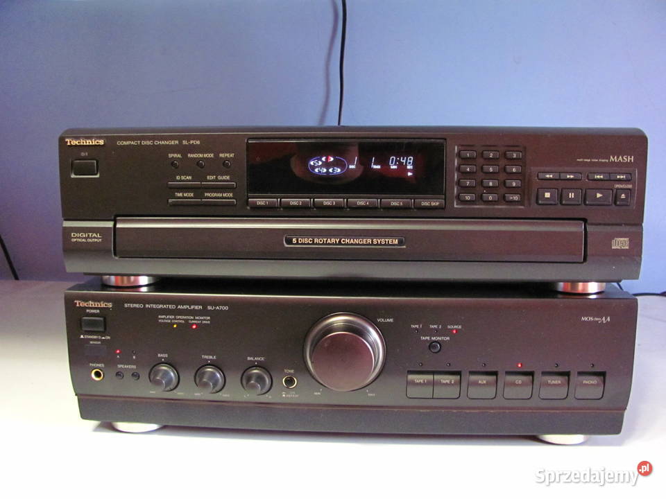 Odtwarzacz CD Technics SLPD6 zmieniarka na 5