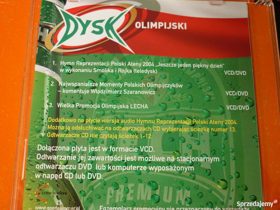 Płyta VCD Dysk olimpijski Smolik i Rojek Warszawa sprzedam