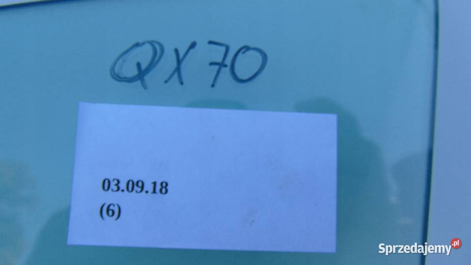 SZYBA BOCZNA DRZWI PRZÓD LEWA INFINITI FX35 FX45 wielkopolskie