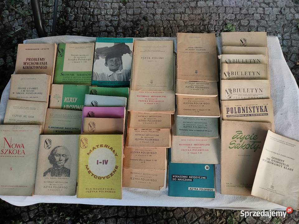 Stare opracowania nauczycieli języka polskiego filologie, językoznawstwo Książki i Podręczniki Kościan
