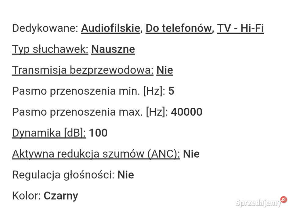 Słuchawki Philips fideliox3 Czchów