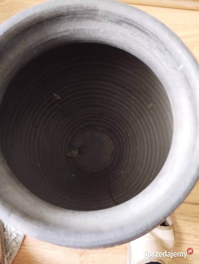 PRL wazon ceramika duży siwak wys 43 Łódź