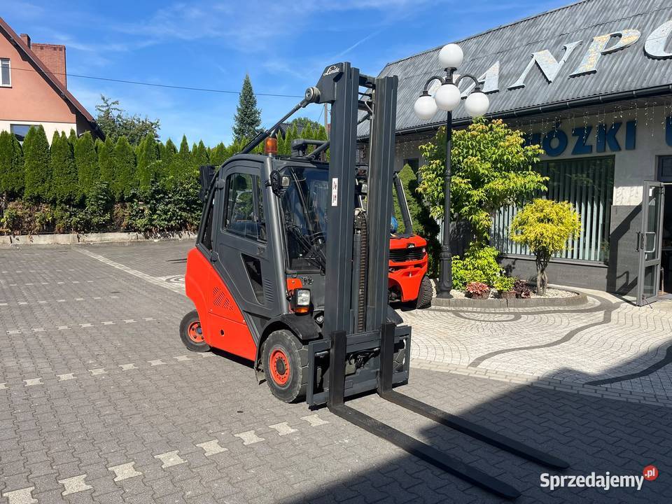 Wózek widłowy LINDE H35T triplex kabina widlak Linde Brzeźnica