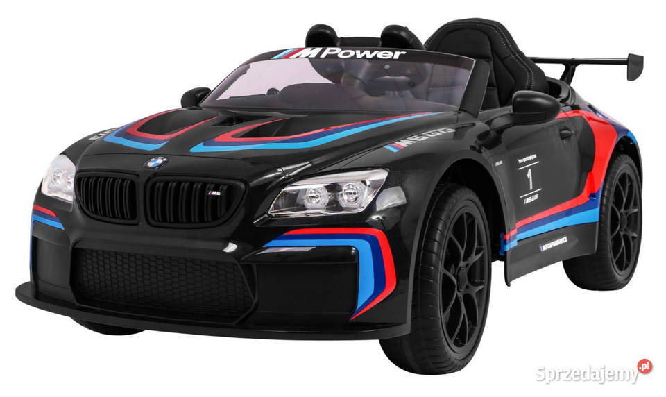 Auto na akumulator BMW M6 GT3 12V EVA czarne Warszawa