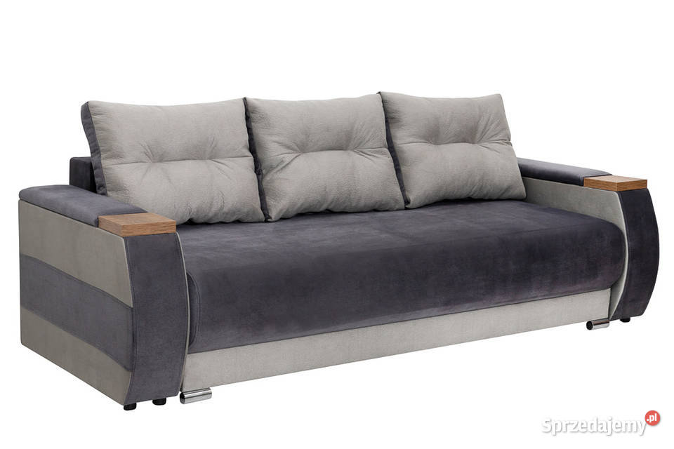 Kanapa Tapicerowana z Bokami DAVOS Szara 235cm podkarpackie Dynów