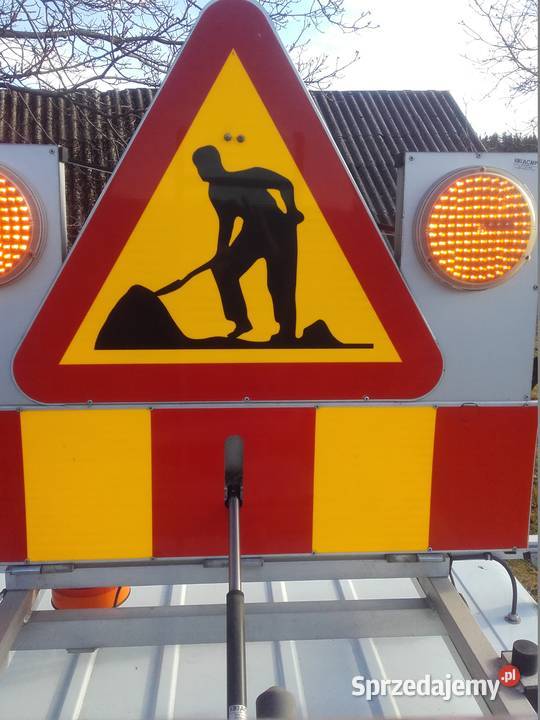 znak roboty drogowe Limanowa