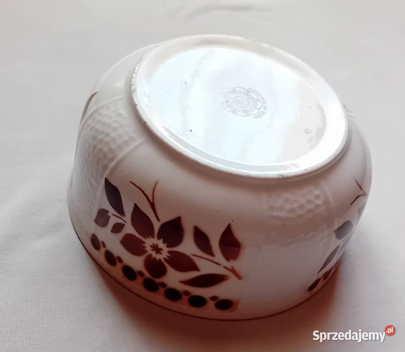 Miska salaterka art deco Spritzdekor VEB