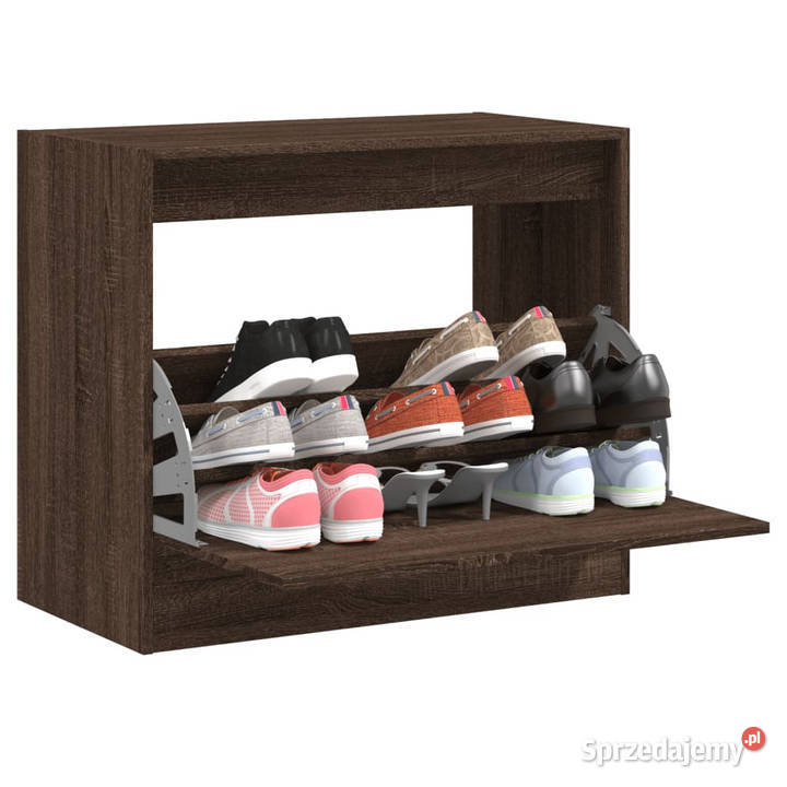 Szafka na buty brązowy dąb 80x42x69 WM840007 Warszawa