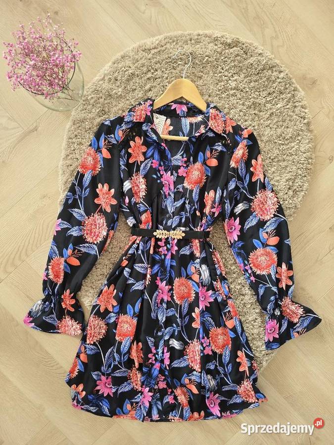 Sukienka na guziki a la Koszula Moda i Styl Wodzisław Śląski