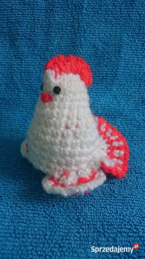 Kura wielkanocna szydełkowa do koszyczka na Wrocław