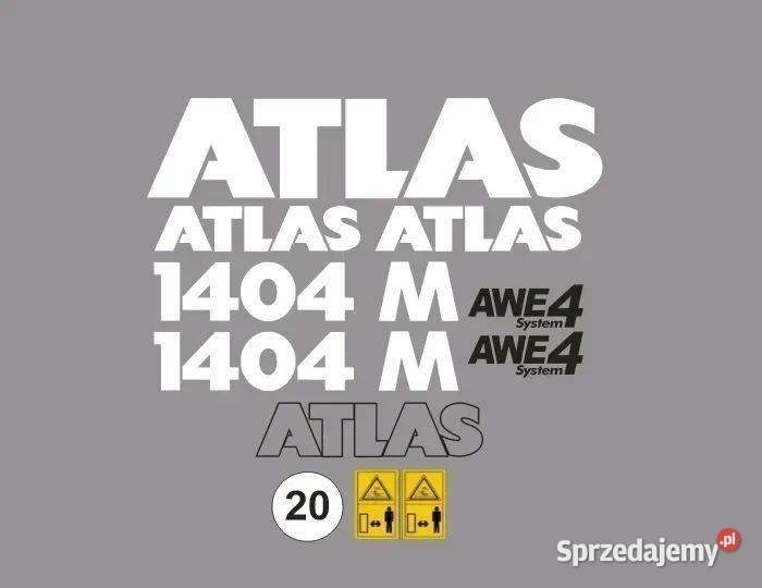 Naklejki naklejka oklejenie ATLAS 1404 M