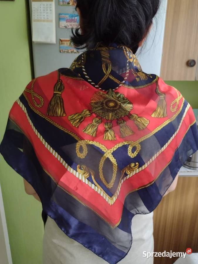 ZARAEkskluzywna duża apaszka biznesowa z Madrytu Dodatki Kraków