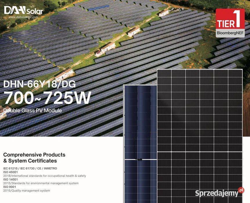 Paleta 33x Panel Fotowoltaiczny DAH Solar 710W małopolskie