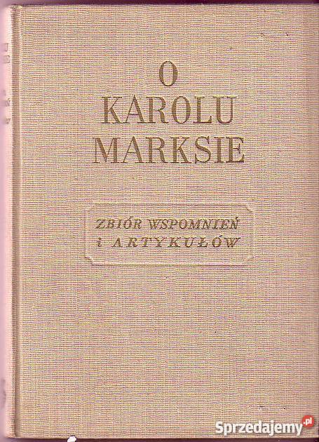 6578 O KAROLU MARKSIE ZBIÓR WSPOMNIEŃ I historia, archeologia Czyrna