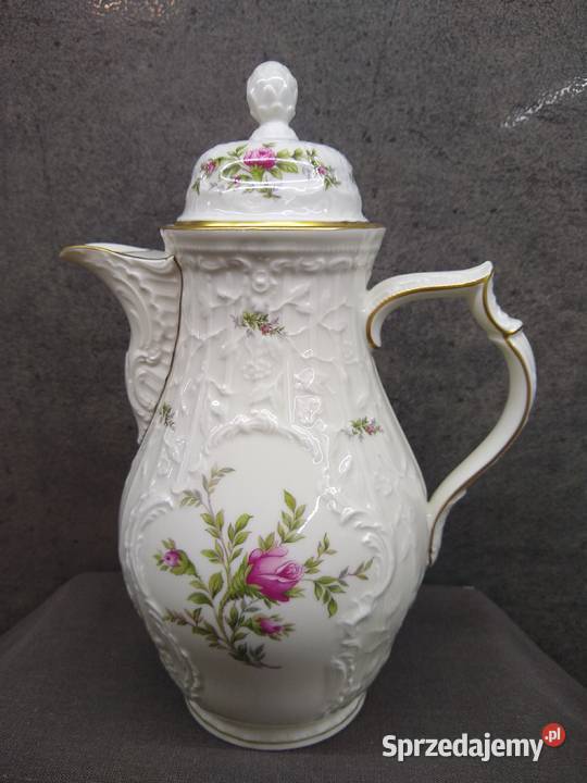 Dzbanek Rosenthal Sanssouci Ramona Classic Rose Porcelana i szkło Kalisz