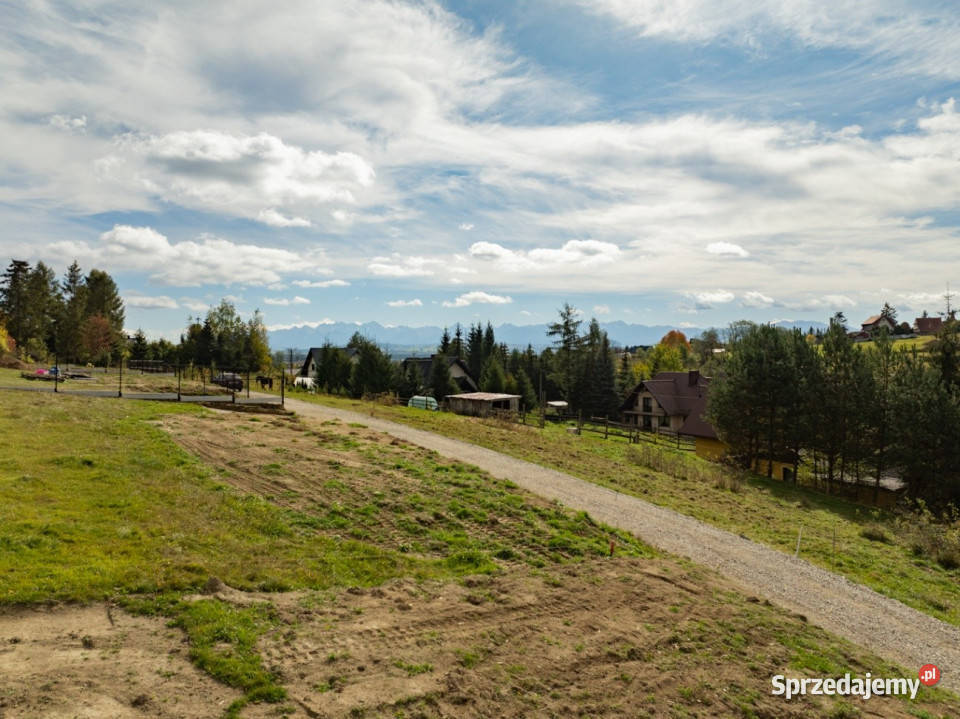 Działka Budowlana z Widokiem na Tatry w NOWYM 940m2 Nowy Targ