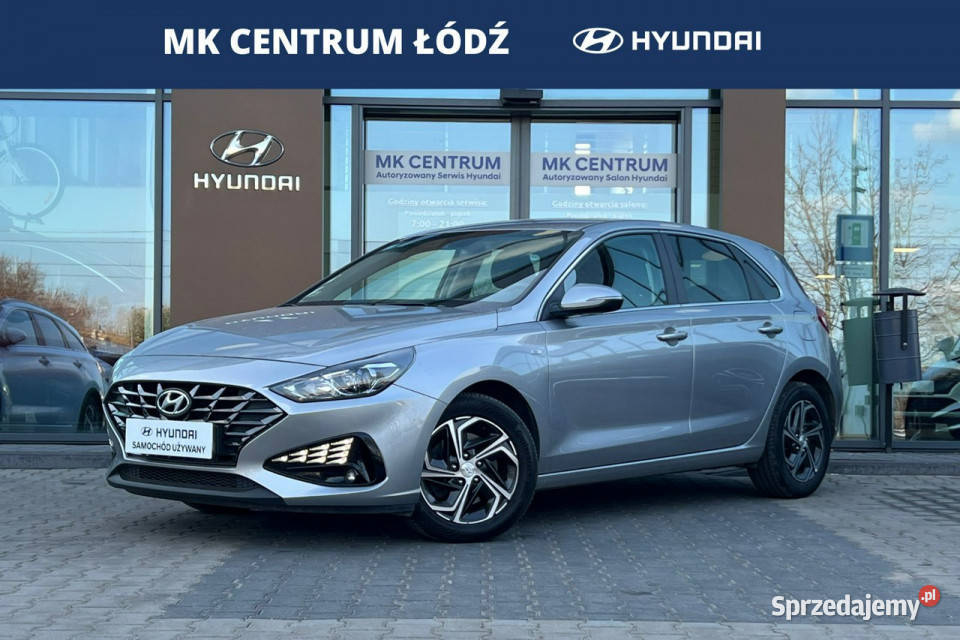 Hyundai i30 15TGDI 160 48V 7DCT Smart Gwarancja czujnik parkowania Piotrków Trybunalski