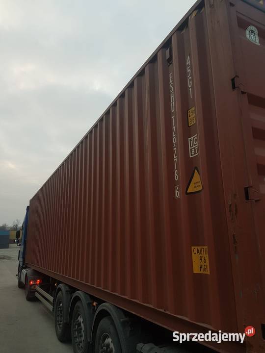 Kontener morski 40 HC IICL 12 metrowy POLKONT Kutno