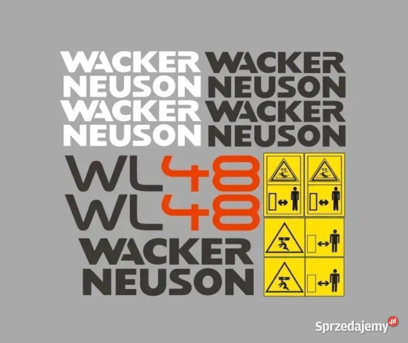Naklejki oklejenie WACKER NEUSON WL48 Zamiennik mazowieckie Janików