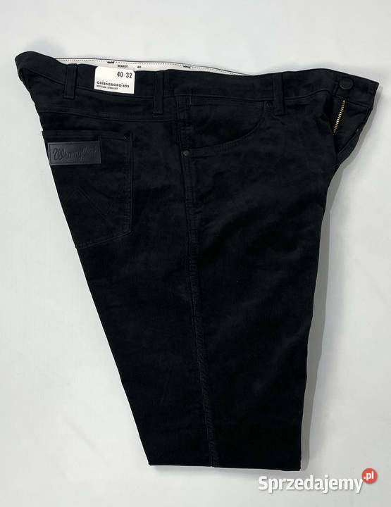 Spodnie męskie sztruks Wrangler Greensboro 803 Rozmiar XXL Odzież codzienna
