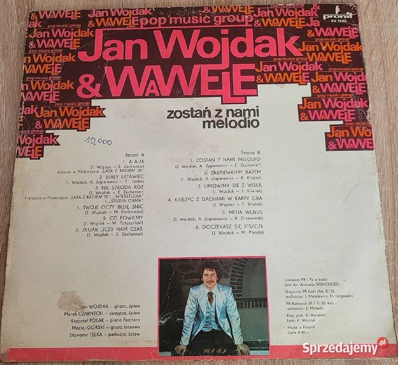 Jan Wojdak Wawele Zostań z Nami Melodio płyta Chełmno