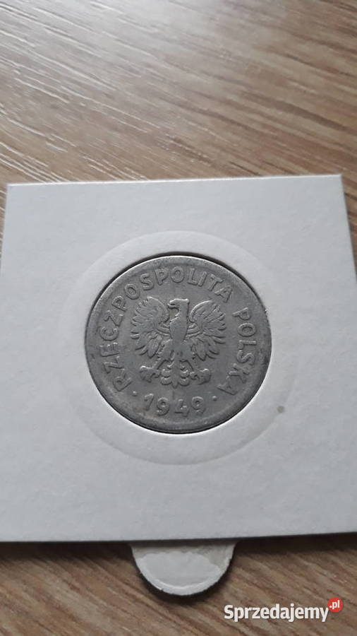 1 złoty 1949 r Aluminium 2 ładna Konin