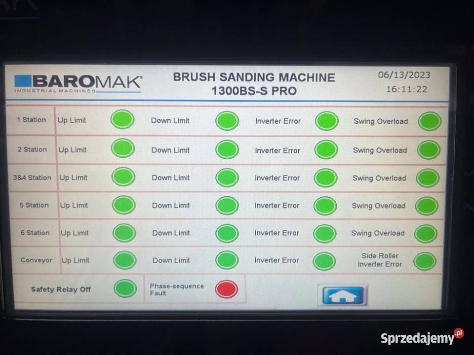 Automatyczna szlifierka szczotkowa 1300 BS S PRO kujawsko-pomorskie Zławieś Wielka