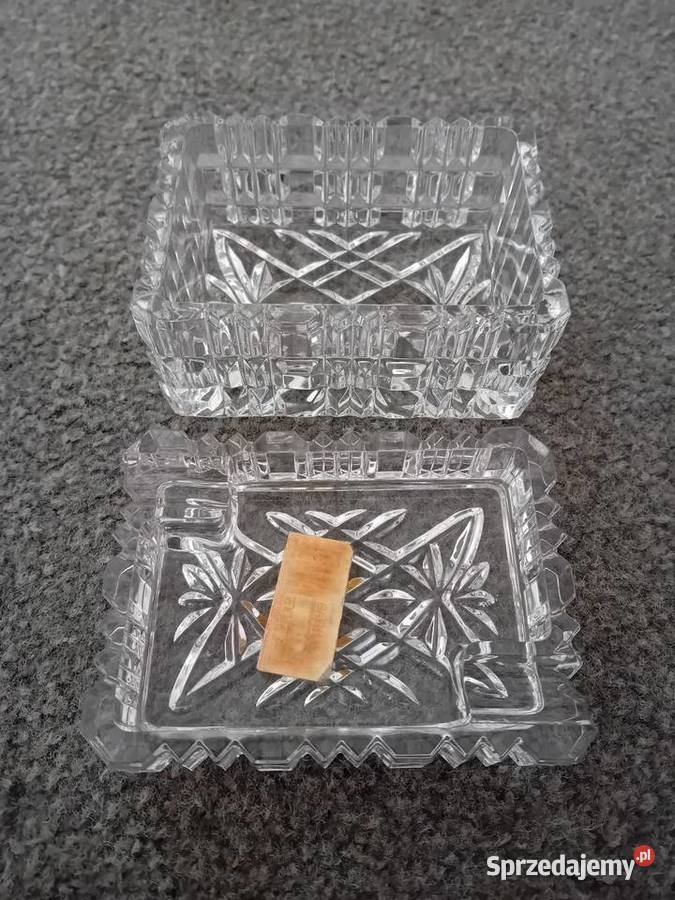 Kryształowa popielniczka Warszawa sprzedam