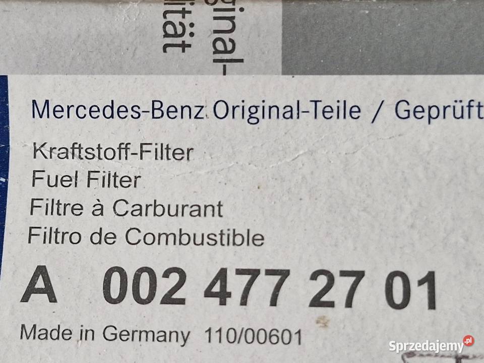 Mercedes Filtr paliwa A0024772701 Gdańsk
