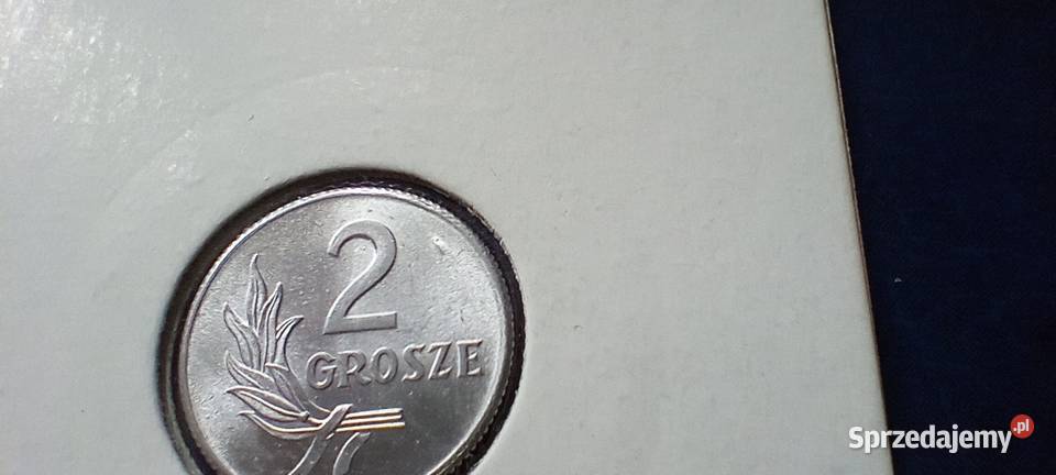 Stare monety 2 grosze 1949 skrętka i Destrukt podkarpackie Lesko