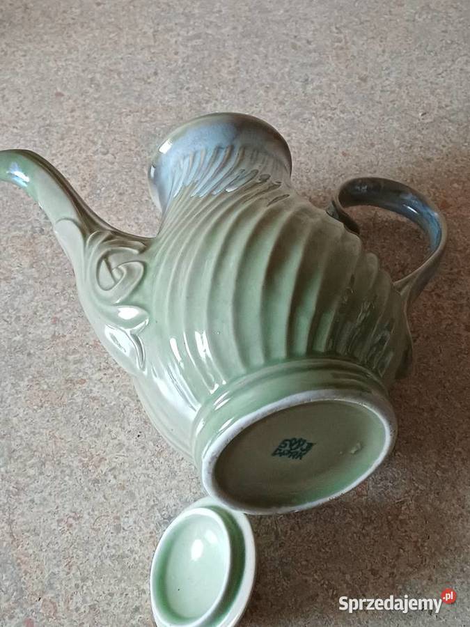 vintage dzbanek do kawy Porcelana i szkło małopolskie Nowy Targ