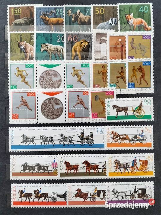 Znaczki polskie 1965 IV kwartał luzaki łódzkie Leźnica Wielka-Osiedle