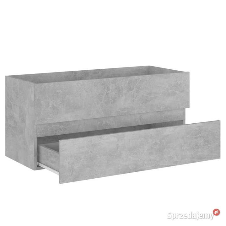 Szafka pod umywalkę szarość betonu 100x385x45 Pozostałe Warszawa
