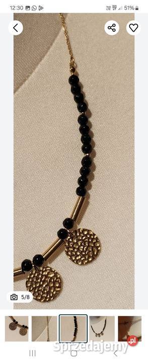 Naszyjnik choker stal chirurgiczna czarne Naszyjniki