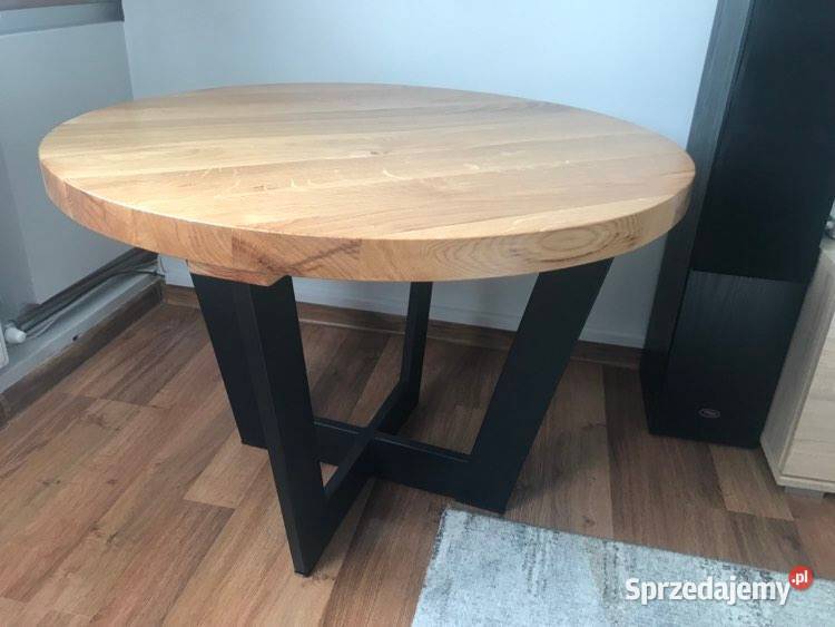 Stolik kawowy dębowy loft 81 Żywiec