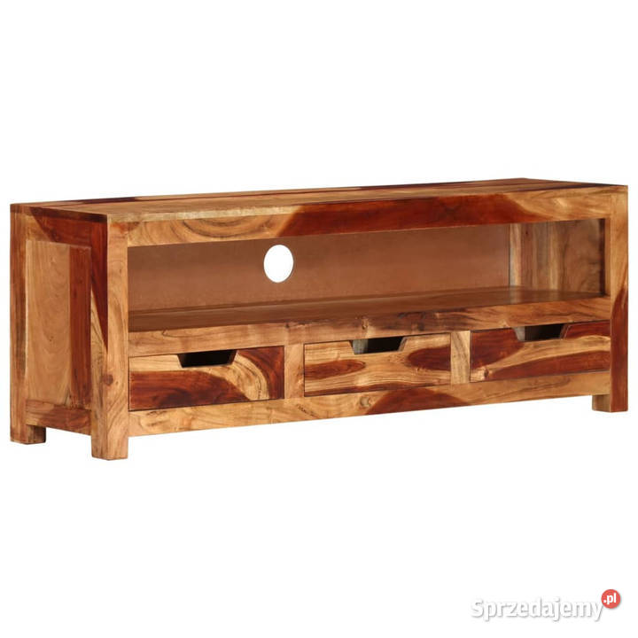 Szafka pod TV 110x30x40 lite drewno akacjowe mazowieckie Warszawa sprzedam