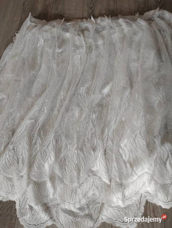 firana długość 385 na 111 biały