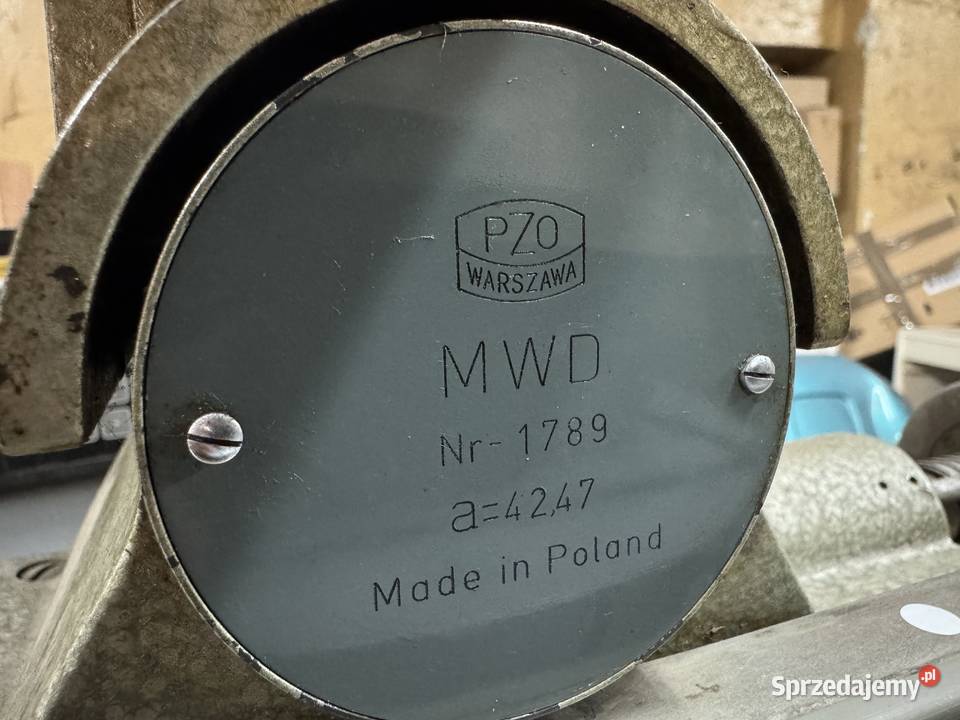 Mikroskop Warsztatowy PZO MWD liniał cyfrowy