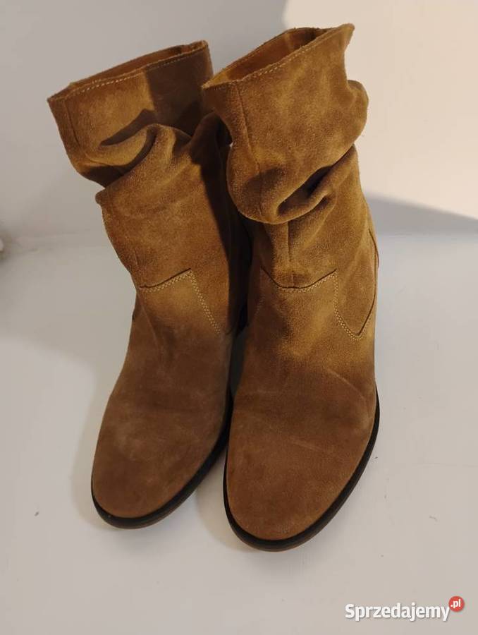 Badura r 39 wiosenne botki zamsz